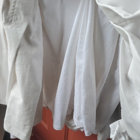 Zara Elegant White Wrap Mini Dress - Picture 10 of 11